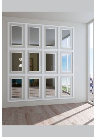 Diecor Dekoratif Boyanabilir 15 Adet 4 Cm Polistren Duvar Çıtası Beyaz 4 Cm Model:xa153