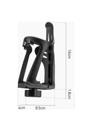 Rockbros 1d Bisiklet Su Şişesi Kafesi Bisiklet Bisiklet Ayarlanabilir Genişlik Naylon Şişe Tutucu Raf