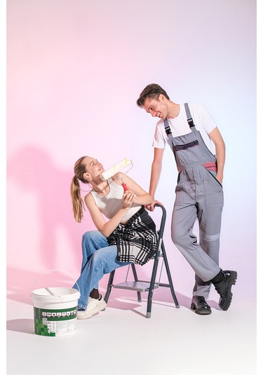 Easystep 2 Basamaklı Katlanabilir Kullanımı Pratik Taşıması Kolay Portatif Merdiven 1 Adet