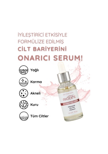 Axodine Gözenek Sivilce ve Leke Karşıtı Niacinamide Serum 30 ML