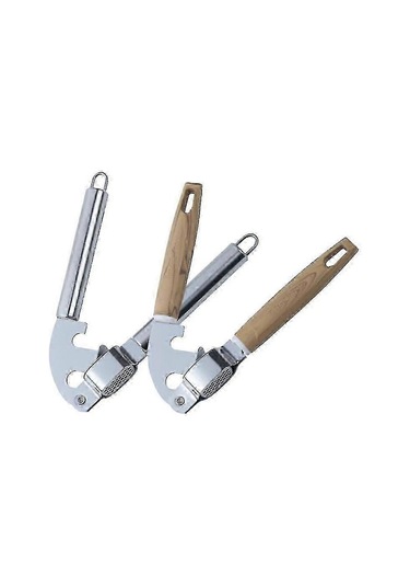 19,5x7,5 Cm Baharat Öğütücüler 2 Adet Manuel Sarımsak Presi Ahşap Saplı Sarımsak Kırıcı Mutfak İçin Siyah