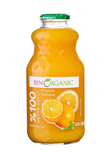 Benorganic %100 Organik Portakal Suyu 1 L