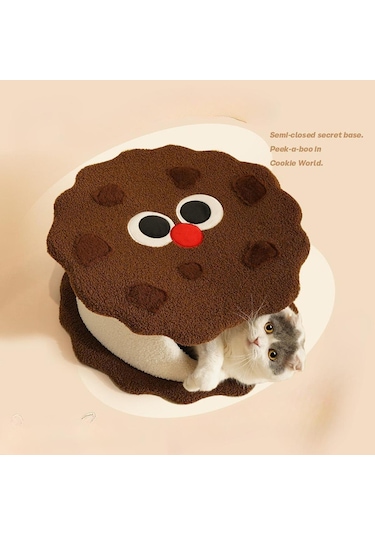 Homyl Kurabiye Yatak Kedi Gizli Yeri, Kapalı Küçük Hayvan Evi