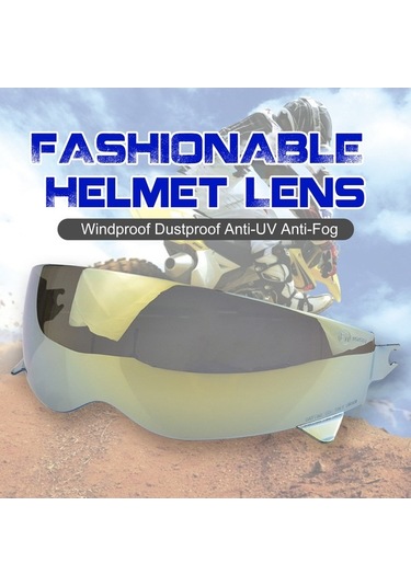 Pazly Scorpion Exo Retro Kask İçin Uv Koruyucu, Çizilmeye Dayanıklı, Anti-fog Yedek Vizör Lens