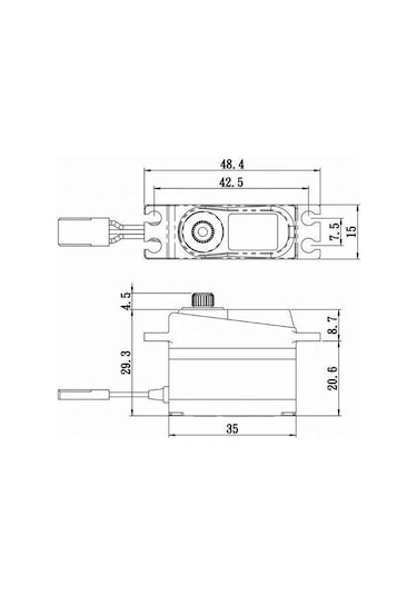 Savox Sv1250mgp Digital Servo Coreless Motor High Voltage Metal Dişli