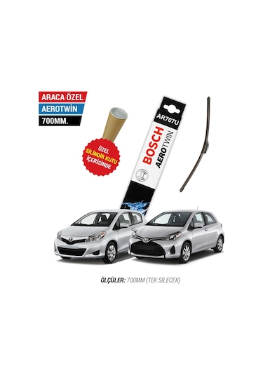 Bosch Aerotwin Ar707u Toyota 2012 - 2019 Yaris Silecek Takımı