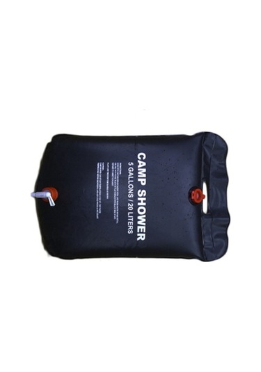 Novahub Outdoor Kampçılık 5 Galon Güneş Isıtmalı Duş Çantası 20 L - Pratik Kamp Ekipmanı Altın