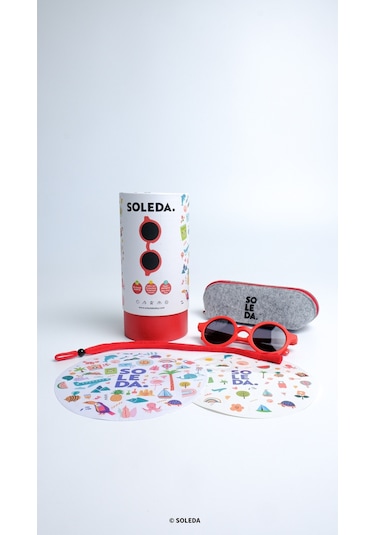 Soleda 12-36 Ay Bebek Güneş Gözlüğü - Strawberry