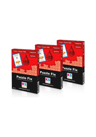 Ks Games 3X1000 Parçalık Puzzle Yapıştırıcısı Set