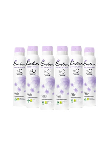 Emotion Floral Kadın Deodorant 6 x 150 ML