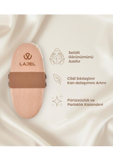 Lajel Premium %100 Doğal At Kılı Selülit Fırçası