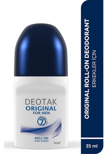 Deotak Original Erkek 7 Güne Kadar Etkili Roll-on Deodorant 35 ML