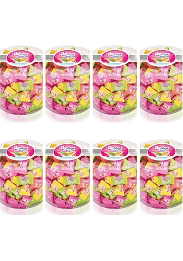 Elvan İbon Sütlü Meyveli Şeker 8 x 1 KG