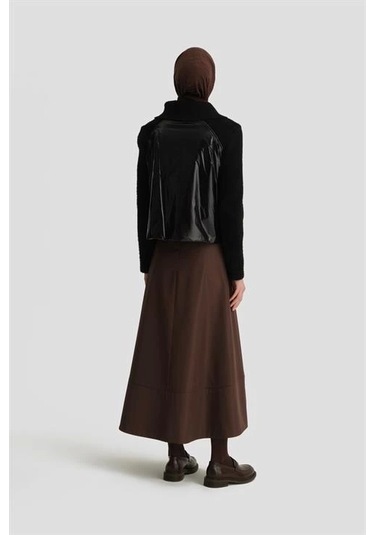 Armine Triko Garnili Mont 24k5711 Siyah Siyah