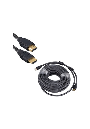 Fully G-507d 10 Metre Örgülü Gold Uçlu Hdmı Kablo