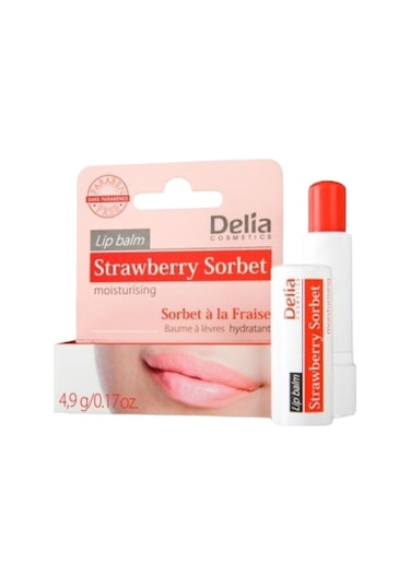 Delia Lip Balm Strawberry Sorbet
