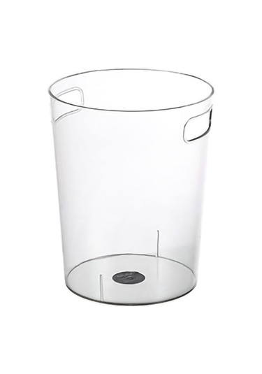 Geeksen Şeffaf Pet Büyük Açıklıklı Çok Amaçlı Depolama Kovası - Mutfak, Salon, Yatak Odası İçin Diğer