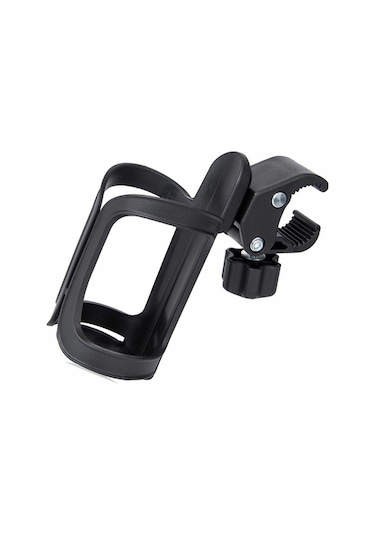 Bisiklet Suluk Termos Şişe Tutacağı Matara Kafesi Siyah 14 x 7 CM Siyah