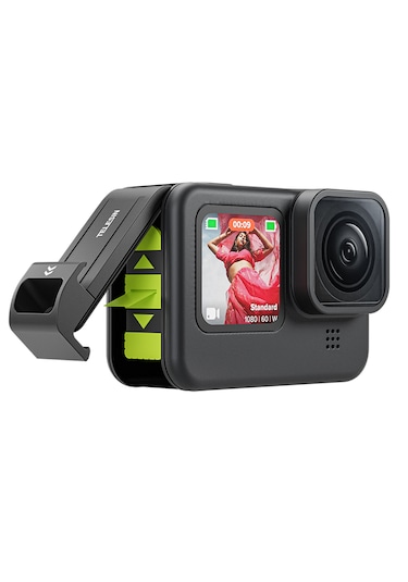 Ayex, Telesin Gopro Hero 9-13 Uyumlu Şarj Portlu Batarya Kapağı