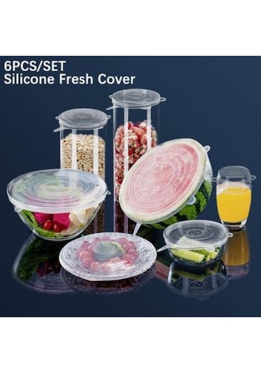 Taze Tutan Silikon Kapak Seti Çok Renkli