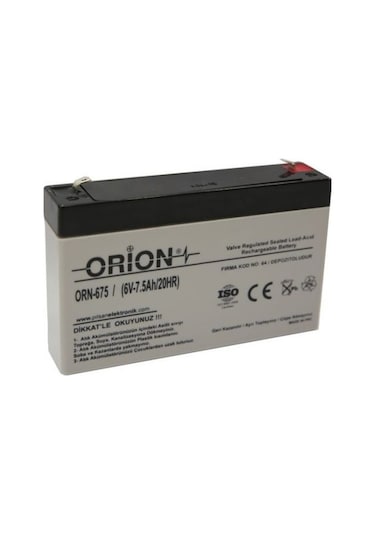 Oyuncak Araba Aküsü / 6V 7.5 Ah Akü 6 Volt 7.5 Amper Akü