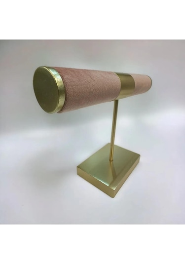 Takı Standı İnce Tekli Silindir Pembe Çok Renkli