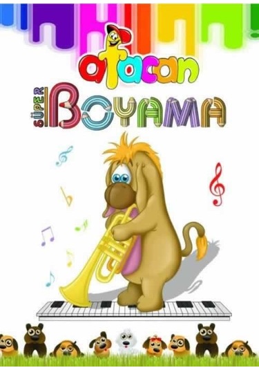 Ata Afacan Süper Kalın Boyama Kitabı 2