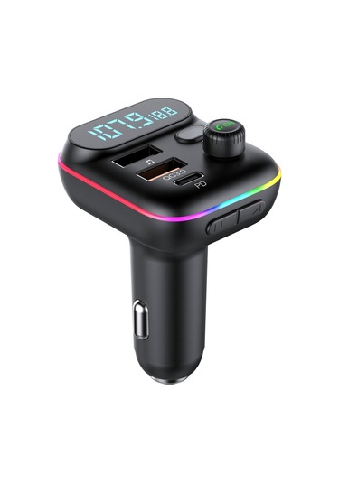 Suntek Araç Ses Adaptörü Tip C Pd20w Usb Qc3.0 U Disk Oynatma