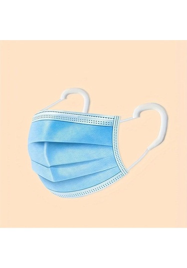 Fochsia Beyaz 10 Çift Yumuşak Silikon Kulak Askısı, Ağrı Önleyici Maske Kulak Koruma