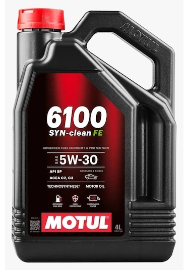 Motul 6100 Syn-Clean Fe 5W-30 % 100 Sentetik Motor Yağı 4 L