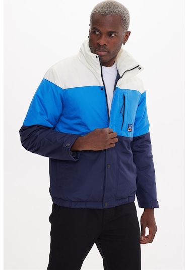 The Crow Madrid Lacivert-indigo-off White Dolgulu Mont Çok Renkli