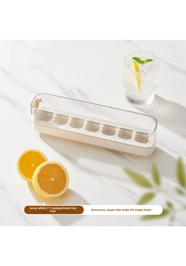 Dianziye Gıda Seviyesi Silikon Buzluk, Basarak Buz Çıkarma Mekanizması, Kapaklı Ev Kullanıma Uygun, 7 Bölmeli Beyaz Buz Dökme Aleti Diğer Dianziye Gıda Seviyesi Silikon Buzluk, Basarak Buz Çıkarma Mekanizması, Kapaklı Ev Kullanıma Uygun, 7 Bölmeli Beyaz Buz Dökme Aleti Diğer