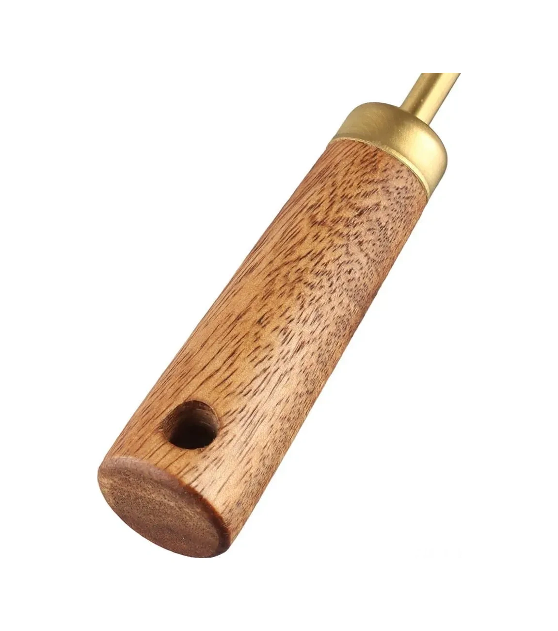 Kosona Stainless Steel 10ml Ölçü Kaşığı, Ahşap Kolu, Rust Proof, Kahve/toz Malzeme Ölçümü İçin Ergonomik Mutfak Aleti Gümüş