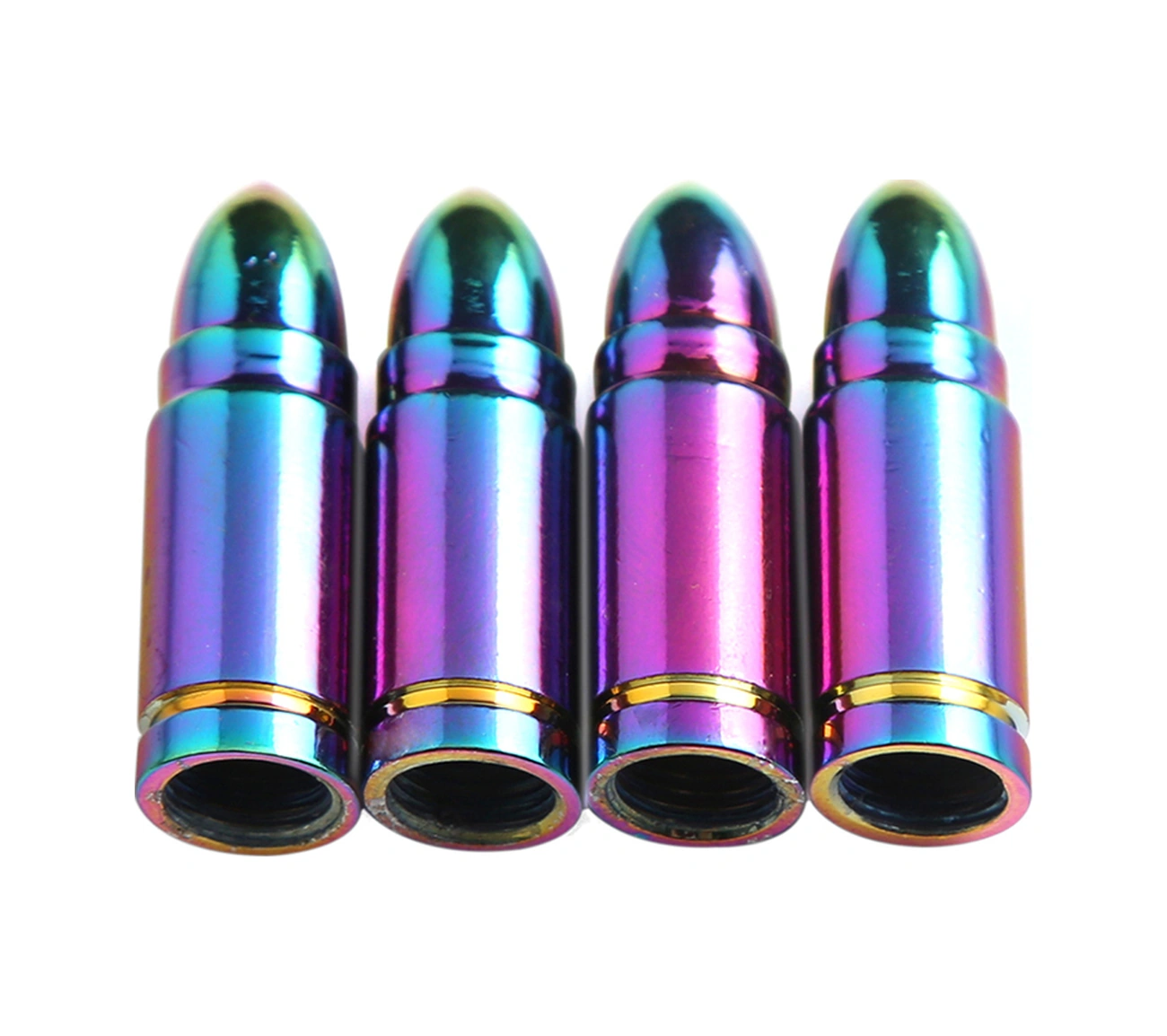 Padalink Alüminyum Mermi Tipi Fren Valfi Kapağı, Amerikan Standartı, Renkli, Araç-suv-motosiklet-bisiklet Uyumlu, Dayanıklı, Kir Ve Nem Koruma