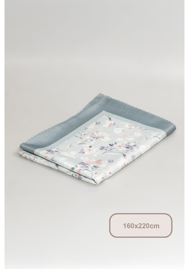 Elart Floret Masa Örtüsü Digital Baskılı 160x220 Cm Yeşil Yeşil