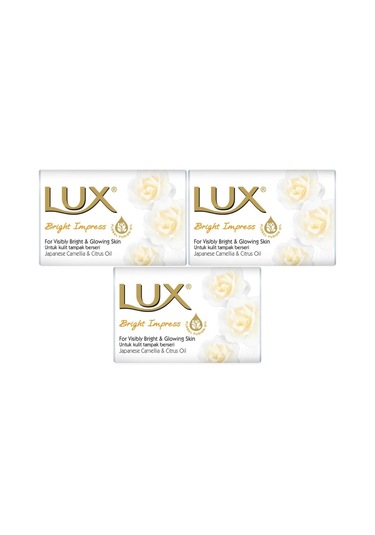 Lux Sabun 80gr Bright Impress Etkileyici Parlaklık 3 Lü Set