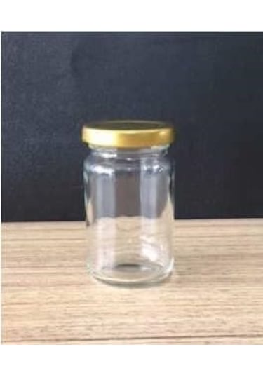 Mobilreyon 20 Adet 105 Cc Cam Kavanoz , Gold Sarı Kapaklı