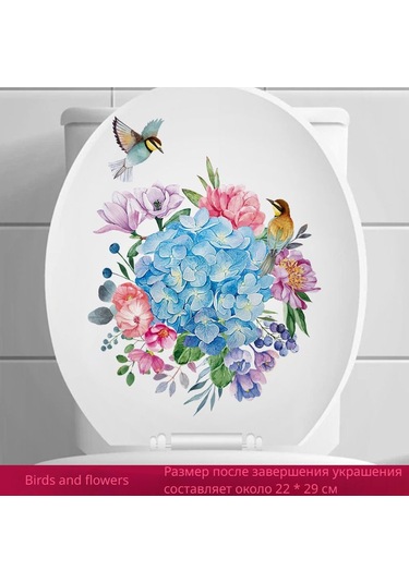 Hangfox Pvc Banyo Tuvalet Örtüsü Sticker, Su Geçirmez Ve Lekesiz, 20x30 Cm, Dekoratif Ve Yeniden Kullanılabilir, Turuncu Rengi Diğer
