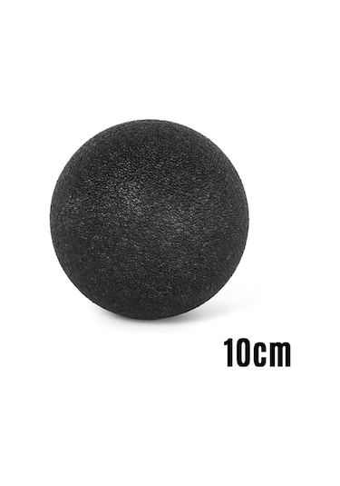 Kosona Epp Materyal Gövde Masaj Topu - Siyah 10cm, Günlük Egzersiz Ve Kas Geliştirme İçin Pratik Antreman Aracı Diğer