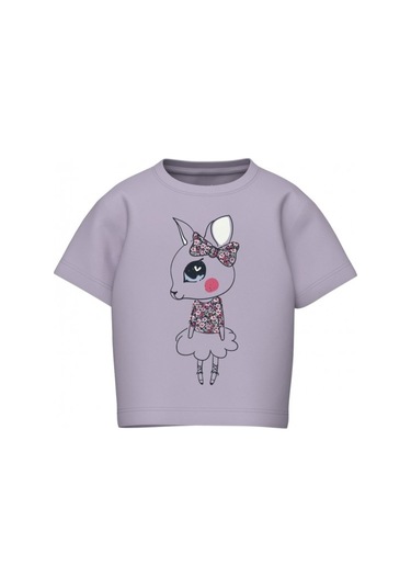 Name It Nmfvilinse Ss Nreg Top Kız Çocuk T-shirt 13228157 Mor