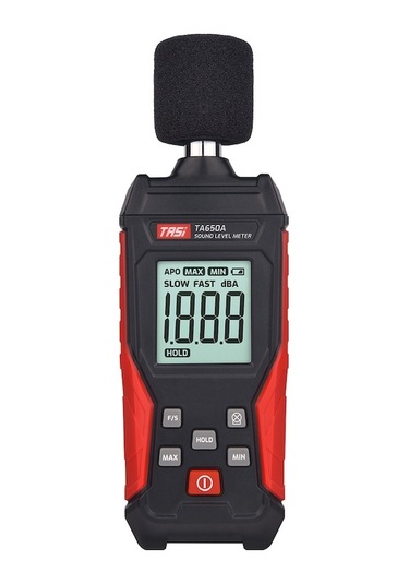 Fortunelane Ta650a Akıllı Gürültü Ölçer - 30-130db Testeri, Ev Ve İş İçin Ses Seviyesi Detektörü, Siyah-kırmızı 1 Adet 1 ADET