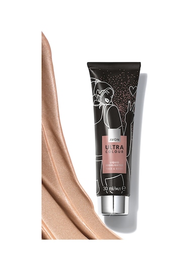 Avon Ultra Colur Yüz ve Vücut Likit Aydınlatıcı 01 Rose Quartz