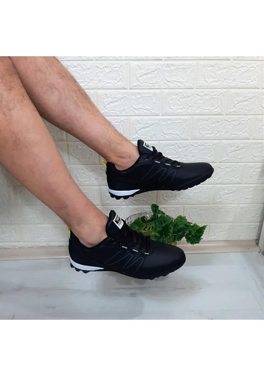 Jump 29112 Siyah-sarı Halısaha Futbol Ayakkabı Siyah