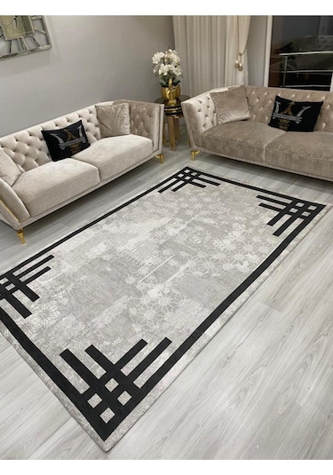 Kadife 4 M2 Ve 6 M2 Seçenekli Lastikli Halı Örtüsü Ort347