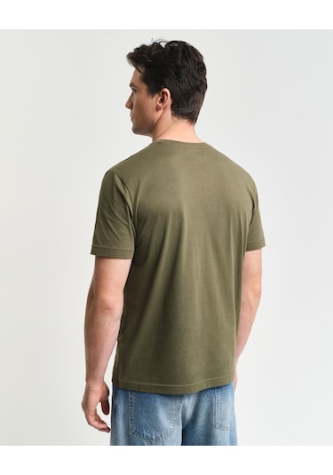 Gant Erkek T-shırt 2003184-301 Yeşil