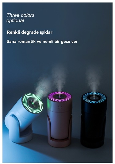 Akıllı Sabit Nem Otomatik Sallamalı Kafa Nemlendirici-pembe