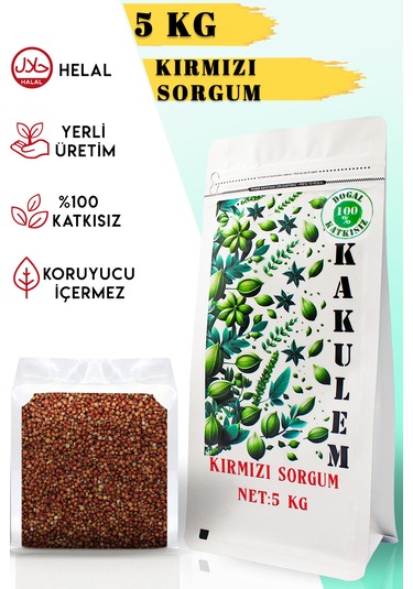 Kakulem Sertifikalı Kırmızı Sorgum Dal Darı 5 Kg