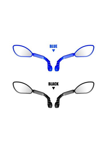 Teleskopik Bisiklet Arka Düz Aynası 360 Derece Dönebilir Bisiklet Gidon Yan Arka Görüş Aynası Mtb Yol Bisikleti İçin