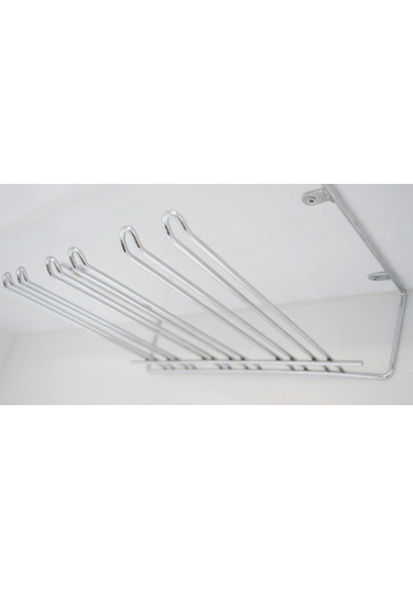 Krom 3 Bölmelı Bar Kadehlik Bardaklık