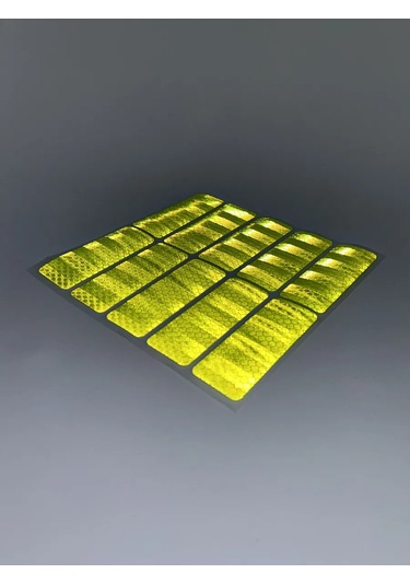 Anruspack Çok Parlak Sarı Reflektör Çıkartmaları 240302818